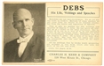 Debs Life, Writings and Speeches Postcard