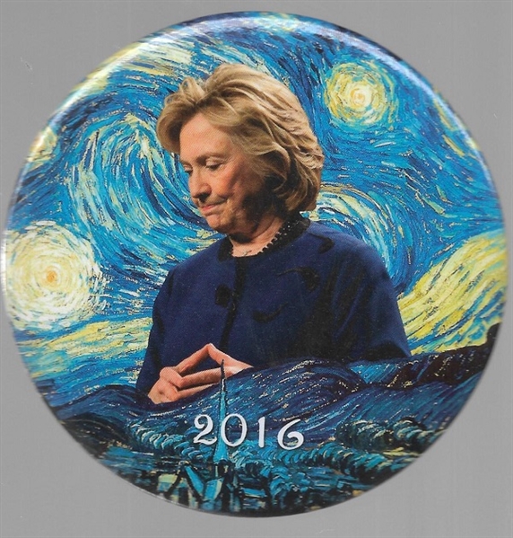 Hillary Clinton Starry Night