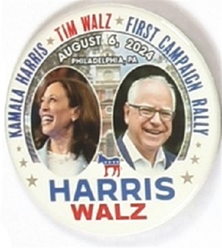 Harris, Walz First Campaign Rally