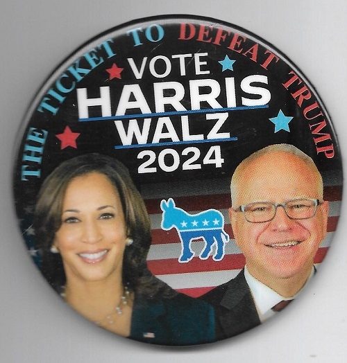 Harris, Walz Ticket to Defeat Trump