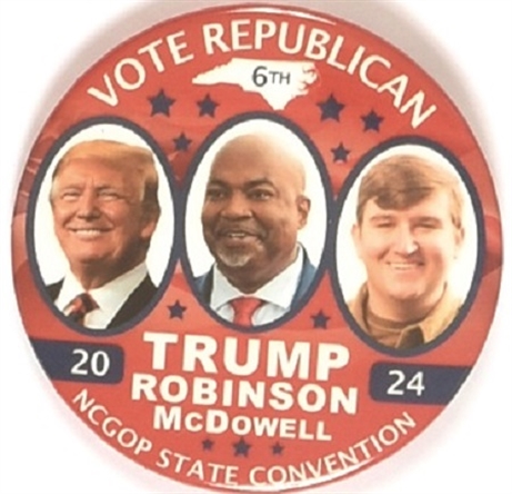 Trump, Robinson, McDowell North Carolina Coattail