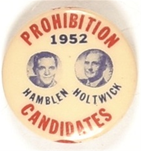 Hamblen, Holtwick Prohibition Party