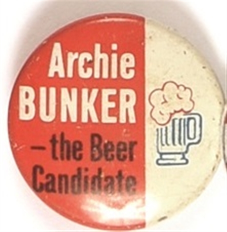 Archie Bunker the Beer Candidate