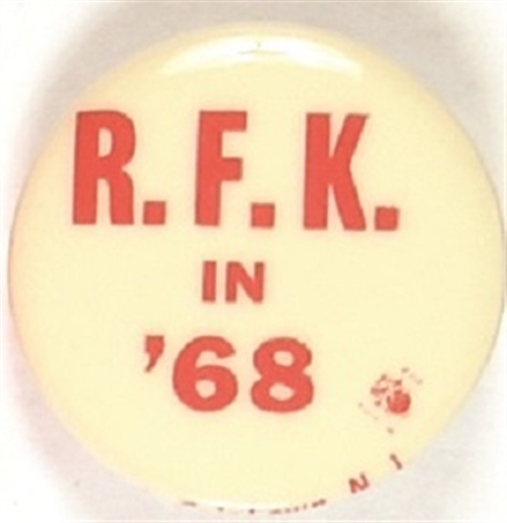 RFK in 68 Red Celluloid