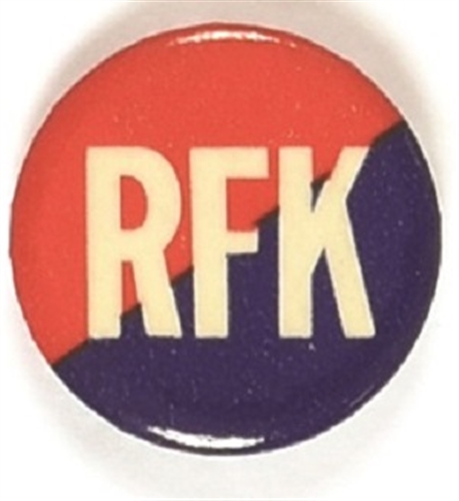 RFK Red, White and Blue Celluloid