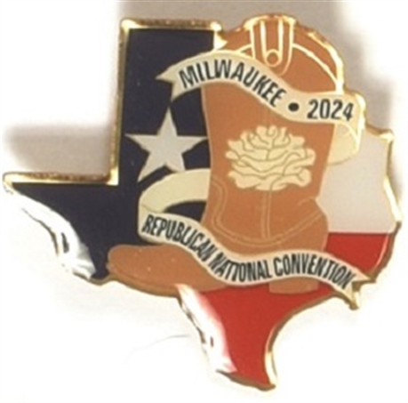 Trump Texas Enamel 2024 Convention Pin