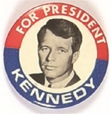 Kennedy Red, White and Blue Picture Pin