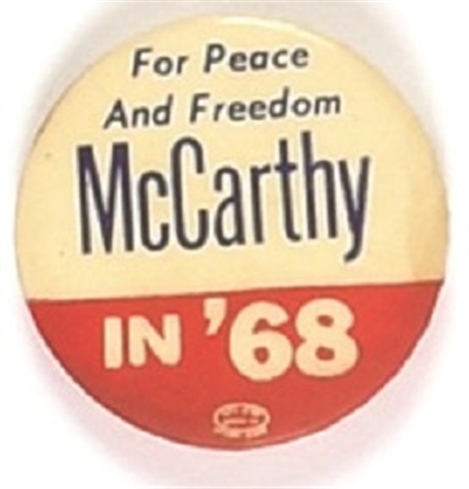 McCarthy for Peace and Freedom