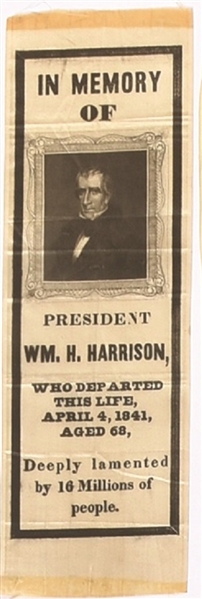 In Memory of William Henry Harrison