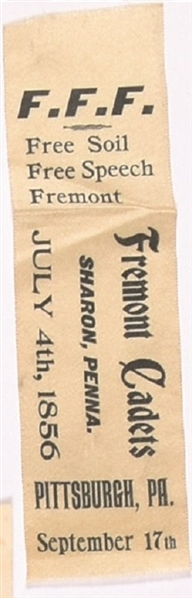 Rare Fremont Cadets Ribbon