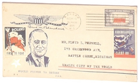 FDR World War II Cover