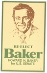 Howard Baker Tennessee Election Card