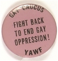 Fight Back to End Gay Oppression