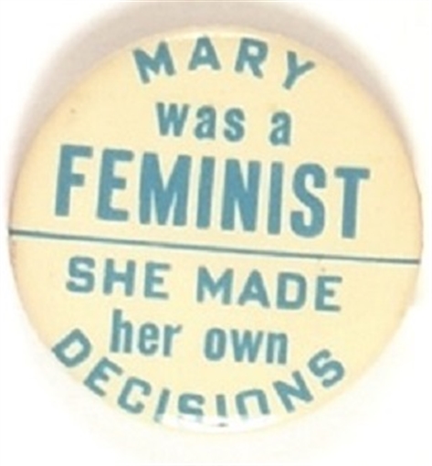 Mary was a Feminist