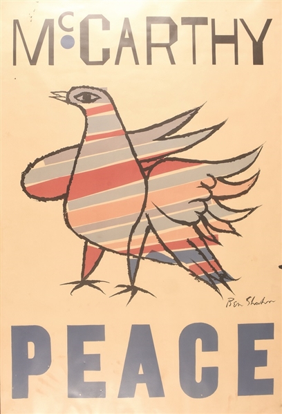 McCarthy Peace Poster by Ben Shahn