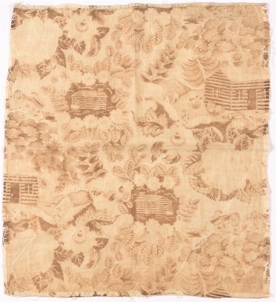 Harrison Log Cabin Textile