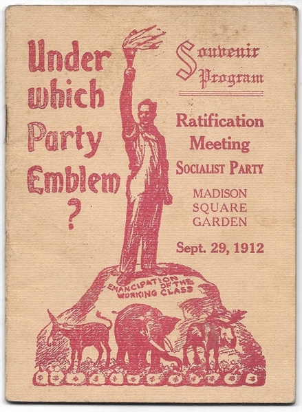 Debs, 1912 Socialist Party Program