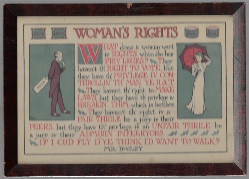 Mr. Dooleys View on Womans Rights