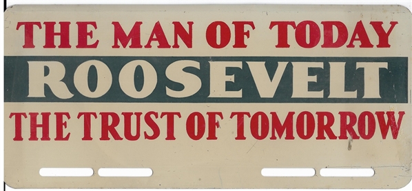 Roosevelt Man of Today License Plate