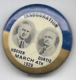 Hoover, Curtis Inauguration Jugate