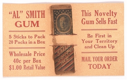 Al Smith Gum and Card