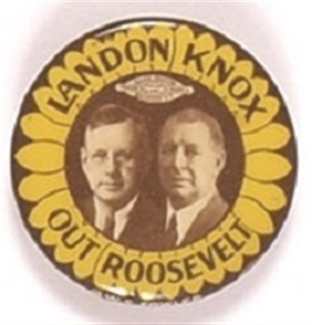 Landon Knox Out Roosevelt