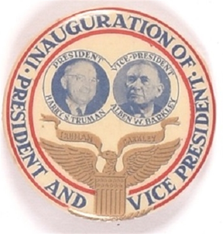 Truman, Barkley Inaugural Jugate