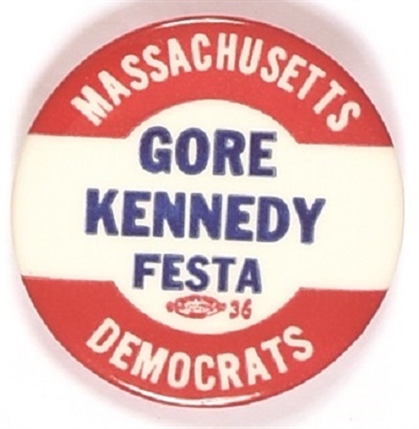 Gore, Kennedy, Festa Massachusetts Coattail