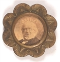 Greeley Brass Shell Pinback