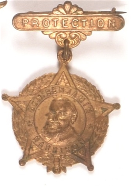 Harrison Star Medal and Protection Pin