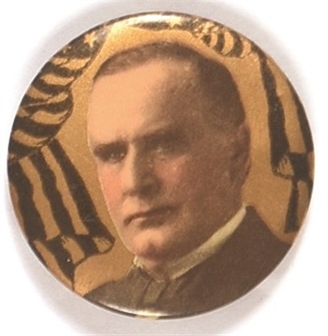 William McKinley Handsome Memorial Celluloid