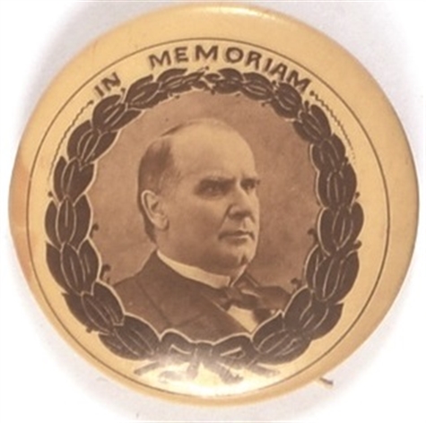 William McKinley in Memoriam Celluloid