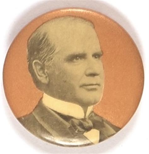 William McKinley Gold Pin, Unusual Photo