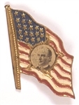 McKinley Enamel Flag Stickpin