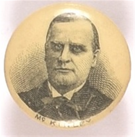 William McKinley Celluloid Stud