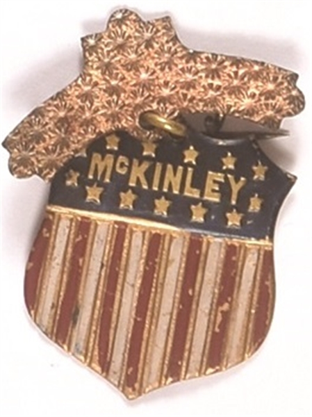 McKinley Enamel Shield Pin