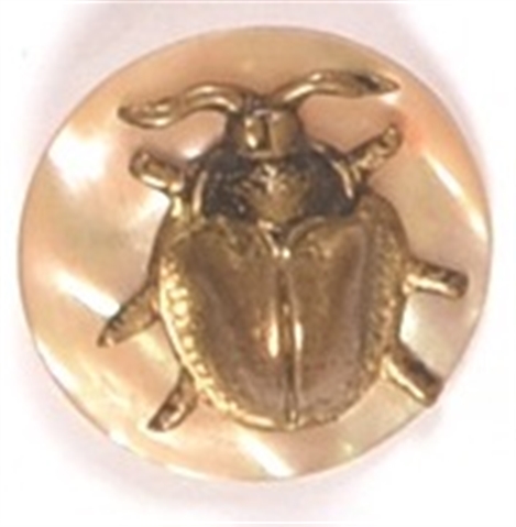 McKinley Mother of Pearl Gold Bug