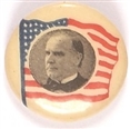 William McKinley Flag Celluloid