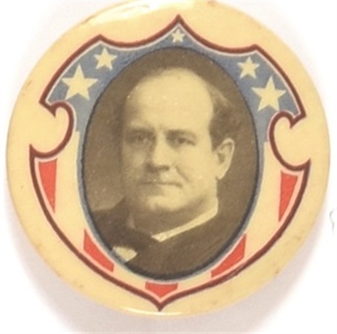 William Jennings Bryan Shield Celluloid