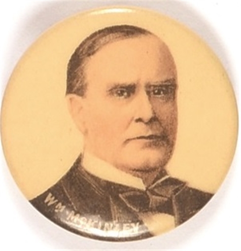 William McKinley Tinted Celluloid