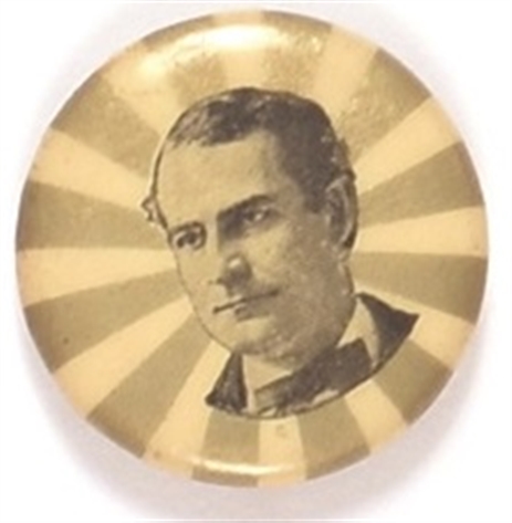 Bryan Silver and White Rays Pin