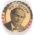 Wm. J. Bryan Stars and Stripes Celluloid