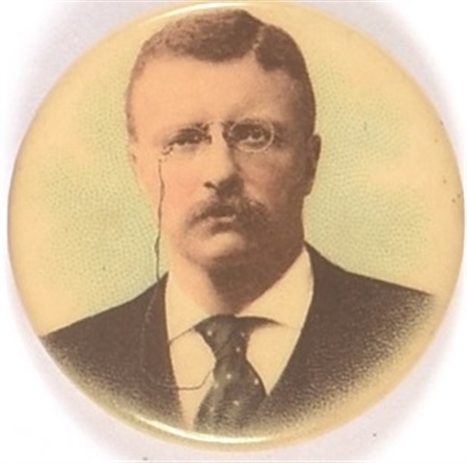 Theodore Roosevelt Multicolor Celluloid