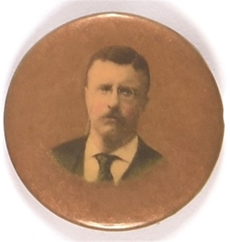 Theodore Roosevelt Gold Celluloid