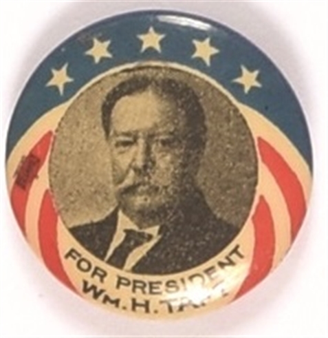Taft Stars and Stripes Celluloid