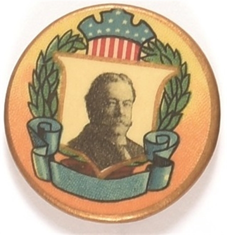 Taft Shield and Laurel Celluloid