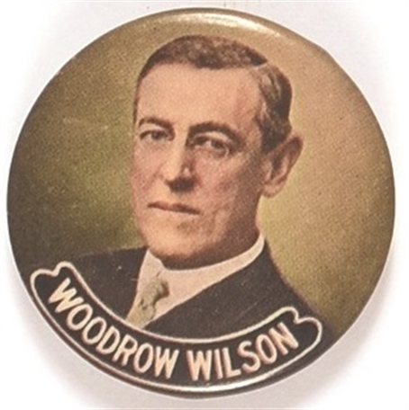 Woodrow Wilson Colorful Celluloid