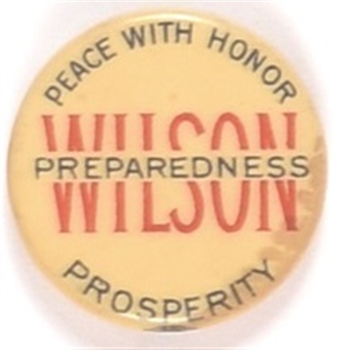 Wilson Peace With Honor