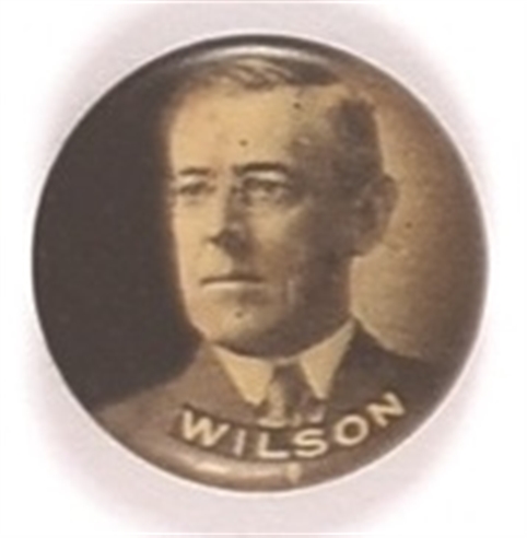 Wilson Smaller Size Black and White Pin