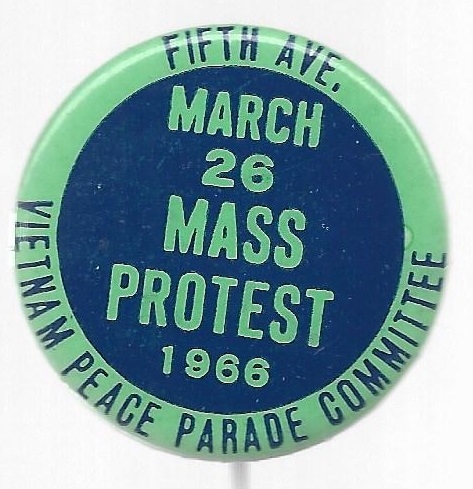 Vietnam Peace Parade Committee 1966 Protest 